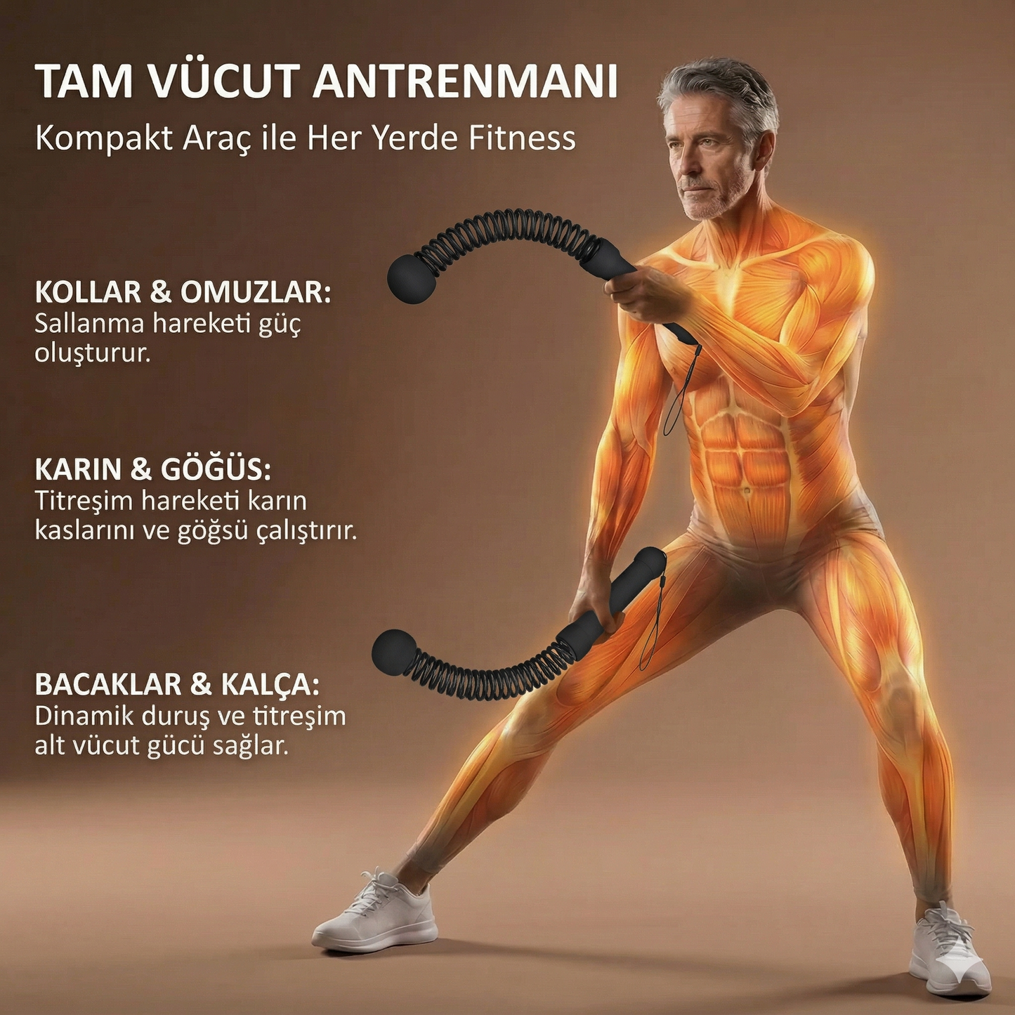 KensaWaves Premium Kablosuz Battle Ropes